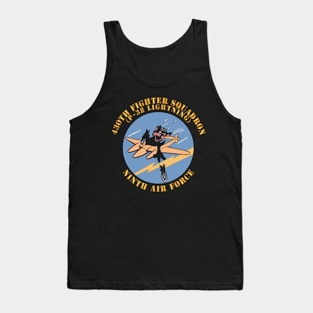 430th Fighter Squadron - P38 Lightning - 9th AF Tank Top by twix123844